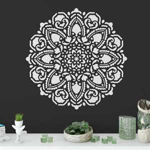 Fabriqué au Vietnam en gros modèle en plastique PET <span class=keywords><strong>pochoir</strong></span> mural de meubles réutilisable Film décoratif décoratif pour pochoirs de <span class=keywords><strong>peinture</strong></span> - Product Image 2