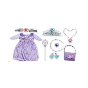Enfants <span class=keywords><strong>carnaval</strong></span> Halloween fête princesse robe habiller fleur fille Cosplay déguisement avec bijoux jouet - Product Image 2