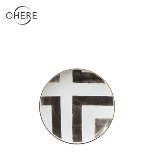 Ohere Vente en gros Plaque <span class=keywords><strong>de</strong></span> recharge moderne en porcelaine Crossroads pour mariage/fête/camping - Product Image 5