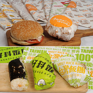 カスタム印刷されたロゴ耐油性食品包装包装バーガー生分解性白耐油性サンドイッチ紙 - Product Image 6