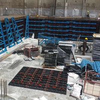 SONGMAO 100s Panneaux de coffrage réutilisables en plastique pour piliers en béton, pour la construction