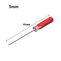 Alat Perbaikan Tangan magnetik, obeng heksagon 1.5 mm-6 mm, kepala datar Individual, alat reparasi magnetik, gagang plastik lapis krom, Kustom OEM