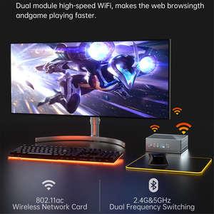 Mini PC R7 3750H <span class=keywords><strong>AMD</strong></span> (2,<span class=keywords><strong>3</strong></span> Ghz a 4,0 GHz) ganar 11 Pro Mini computadora M.2 Nvme SSD Triple 4K @ 60Hz pantalla pequeña PC - Product Image 4