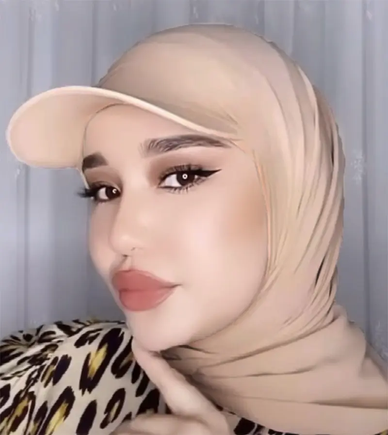 2022 fashion chiffon cotton under baseball muslim inner hijab jersey caps for women