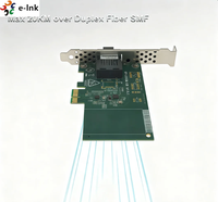 Carte réseau LAN à fibre optique filaire 100M, adaptateur d'interface réseau PCI-E, port SC, connexion Ethernet haute vitesse, système de serveur industriel