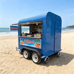 Ice Cream Cart Fully Equipped Horse <b>Box</b> Food Truck OEM Pizza Trailer Multi Functional Mobile Kitchen - Product Image 3