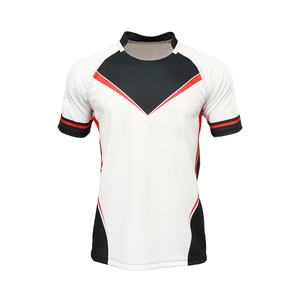 Vêtements de sport professionnels à séchage rapide pour hommes adultes, logo personnalisé, logo d'équipe, impression par sublimation, maillot de rugby - Product Image 1