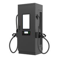 Chargeur DC pour véhicules électriques commercial 80 kW, station de charge rapide DC pour véhicules électriques, station CCS2 GBT avec certification ETL