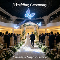Nouvelle Arrivée : Spectacle Lumineux Volant Télécommandé SFX pour Mariages, Scènes et Événements – Décoration Bionique Rechargeable à LED