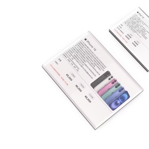Portaprecios de Acrílico, Soporte de Seguridad para Etiquetas de Precio, Base Transparente para Exhibición en Tiendas de Telefonía Móvil - Product Image 4