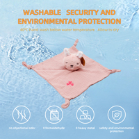 Lindo abrazo Snuggle conejo de peluche de juguete suave cómoda manta de seguridad calmante sensorial ropa de cama para niños producto de regalo