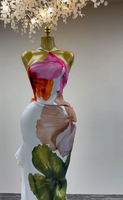 Robe longue sirène élégante grande taille pour femme, idéale pour le quotidien, style décontracté, coupe fourreau, vente en gros