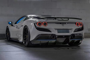 Kit carrosserie de haute qualité pour <span class=keywords><strong>Ferrari</strong></span> <span class=keywords><strong>F8</strong></span>, nouveau lifting, amélioration pour <span class=keywords><strong>Ferrari</strong></span> <span class=keywords><strong>Novitec</strong></span>, kit de lèvres en fibre de carbone, pare-chocs et jupes latérales - Product Image 4