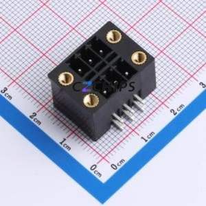 DB2ERHBM-3.5-2*3P-BK Plug-in Terminal Block Bent Lead Through Hole,P=3.5mm Board-to-Board / Socket - Closed Screw Fixing 2x3P - Product Image 1