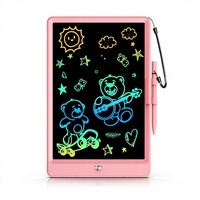 Bravokids Tablette de dessin électronique LCD en plastique de 10 pouces et tableau à gribouiller, cadeau éducatif pour les filles et les garçons de 3 à 8 ans