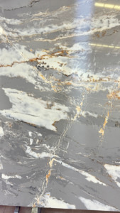 2025 Chất lượng cao kỹ sư ĐÁ BÊ TÔNG grey vàng tĩnh mạch lớn tấm đá cẩm thạch cái nhìn nhân tạo thạch anh nhà bếp Countertop thiết kế hiện đại - Product Image 5