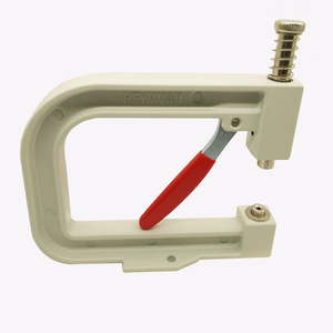 Machine à perler manuelle en métal moulé rectangulaire pour bricolage blanc - Product Image 1