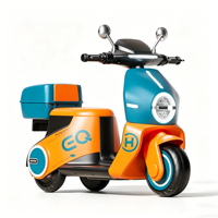Motocicleta Eléctrica para Niños 6v4A, Juguete Infantil con Luces LED y Reproductor de Música