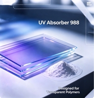 Absorbente UV UV988 CAS 6337-43-5 de Fábrica ZHUOTAI, Estabilizador de Luz, Aditivo Polimérico para Plásticos Transparentes, Orgánico