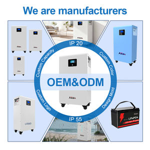 Système de stockage d'énergie domestique divisé, batterie <span class=keywords><strong>rechargeable</strong></span> LiFePO4 51,2 V, pack de batteries 15 kWh, classe de protection IP55, BMS, montage mural - Product Image 2