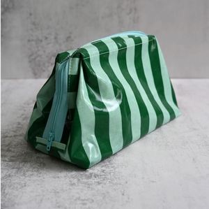 Nouvelle Trousse de Toilette de Voyage Grande Capacité Verte, Sac de Maquillage Portable en Toile avec Poignée - Product Image 2
