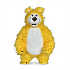 Costume de mascotte gonflable <span class=keywords><strong>ours</strong></span> blanc de 2,2 m pour <span class=keywords><strong>adulte</strong></span>, tenue de scène pour fête de Noël, costume de personnage - Product Image 5