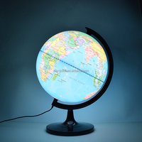 Globe terrestre lumineux STEM, lampe globe éducative interactive, globe terrestre lumineux