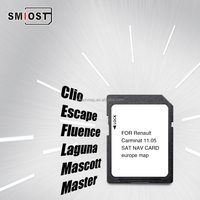 SMIOST pour Renault Master 3 Sat Nav voiture pour GPS et Navigation personnalisé CID SD Navi carte carte Navig Live 11.05