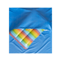 Serviette de plage en microfibre suédée sans sable avec oreiller gonflable intégré, logo personnalisé pour les voyages, le camping et la natation
