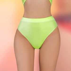 Braguitas de Seda para Mujer, Ropa Interior Brillante, Tanga Bikini de Corte Alto, Bragas Sin Costuras, Calzones Suaves, Bragas de Satén - Product Image 3