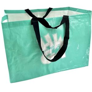 Custom Logo Insulated PP Woven Tote <b>Bag</b> Shoulder Strap Eco-Friendly <b>Material</b> Large Capacity Reusable Shopping <b>Bag</b> for - Product Image 4