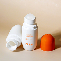 Botol rol PP bulat 50ml isi ulang botol rol deodoran kosmetik plastik dapat diisi ulang atau minyak esensial