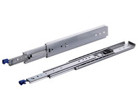 Glissières de tiroir à usage intensif pour véhicule de verrouillage à extension complète à 3 couches d'usine personnalisée OEM 227kg