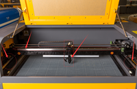 Nouvelle conception de machine de gravure au laser CO2 9060 pour le verre, machine de gravure au laser sur bois, mini graveur laser