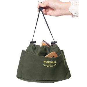 Bolsa <span class=keywords><strong>de</strong></span> cosméticos <span class=keywords><strong>de</strong></span> lona informal <span class=keywords><strong>de</strong></span> capacidad media con logotipo <span class=keywords><strong>de</strong></span> público objetivo grande interior portátil para <span class=keywords><strong>suegra</strong></span> - Product Image 5