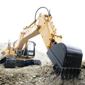 Huina 1350 RC Bagger 1/14 Maßstab Metall Aufladbar Ingenieur-Spielzeug für Kinder 15-Kanal Fernbedienung Baufahrzeuge - Product Image 6
