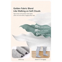 Collant antidérapant tricoté sur mesure pour bébé, en Spandex/Polyester/Coton, respirant et écologique, pour tout-petits, idéal pour ramper sur le sol