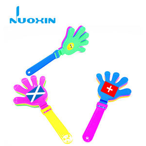 2020 personalizado bandera nacional europeo logotipo <span class=keywords><strong>GIF</strong></span> fans aplaudir mano clapper noisemaker - Product Image 4