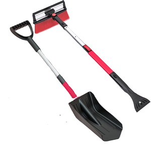 5 trong 1 tuyết xẻng Kit với <span class=keywords><strong>Ice</strong></span> scraper, có thể tháo rời squeegee và mở rộng tuyết bàn chải cho xe kính chắn gió, tuyết cạo cho xe - Product Image 1