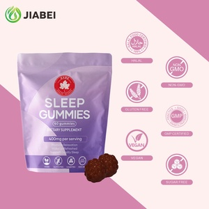L'integratore di erbe gommose del sonno del produttore di integratori personalizzati OEM vitamine per adulti per alleviare lo Stress migliora la qualità del sonno - Product Image 1