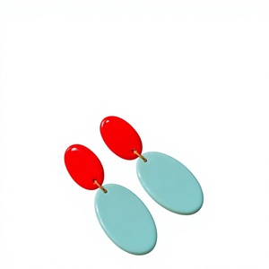 Artistic Epoxy Resin <b>Earrings</b> Handmade Fashion Jewelry Lightweight Decorative <b>Earrings</b> for Women and Girls - Product Image 1