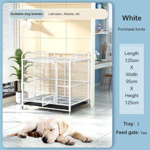 Jaula Interior para Perros Border <span class=keywords><strong>Collie</strong></span> con Baño, Apta para Perros Medianos, Teddy, Bichón Frisé y Perros Pequeños - Product Image 4