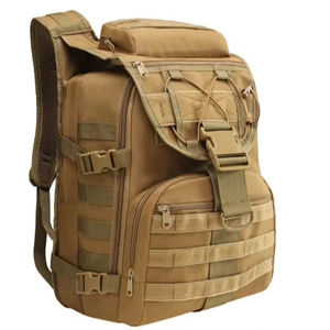 Sac à dos tactique d'assaut camouflage pour homme, en tissu Oxford imperméable avec fermeture éclair en polyester – Grande Vente - Product Image 1