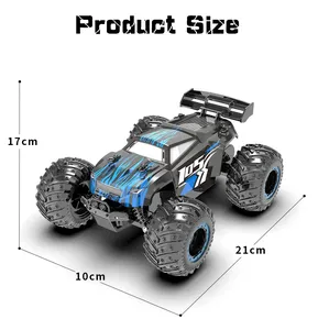 JJRC Q105 Радиоуправляемый автомобиль 1:18 большое колесо Монстр 2WD Радиоуправляемый грузовик 2,4 ГГц внедорожник 20 км/ч высокоскоростной Радиоуправляемый гоночный автомобиль RTR для детей - Product Image 2