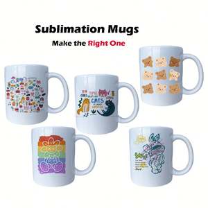 Mugs en céramique de 11 oz pour sublimation, vierges, pour bière et café, vente en gros, avec logo personnalisé, depuis notre entrepôt américain - Product Image 4