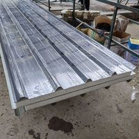 Panneaux de toiture modernes écologiques fabriqués en Chine, isolés, sandwich EPS, tuiles de toiture revêtues, résistantes au feu, insonorisées, structure PPGI