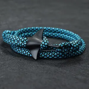 New Bracelet For Men Double Layer Adjustable Paracord Rope Marine Animal Protection Bracelet paracord bracelet