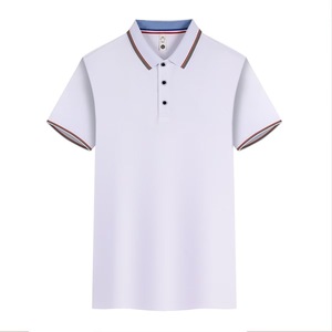 T-<span class=keywords><strong>shirt</strong></span> en polyester à manches courtes et col à revers, respirant et ample, pour hommes et femmes, vente en gros à prix réduit - Product Image 6