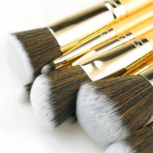 Pinceaux de maquillage YRX de haute qualité, individuels, avec manche coloré, poils denses, personnalisables, ensemble de pinceaux de maquillage scintillants - Product Image 4