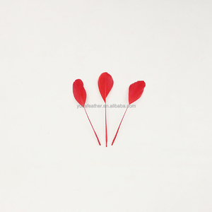 Plumas de Ganso de 13-17 cm, Teñidas a Rayas, Multicolores, Venta al por Mayor Directa de Fábrica para Decoración de Eventos - Product Image 5